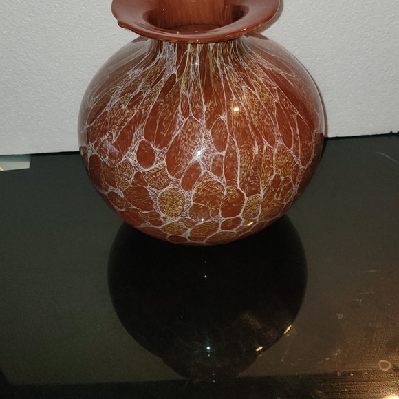 MAESTRI VETRAI AZZURRA ART GLASS 10x10" MADE IN ITALY STAMPED - Picture 7 of 14